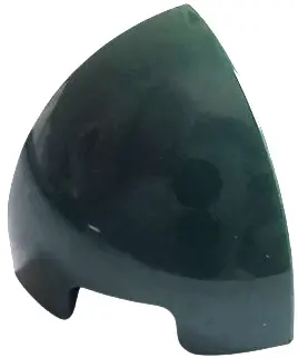 Dark Green Slope, Curved 1 x 1 Corner Round