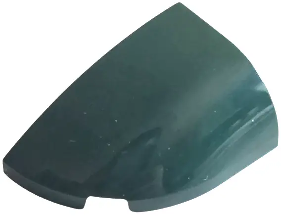 Dark Green Slope, Curved 3 x 2 Left