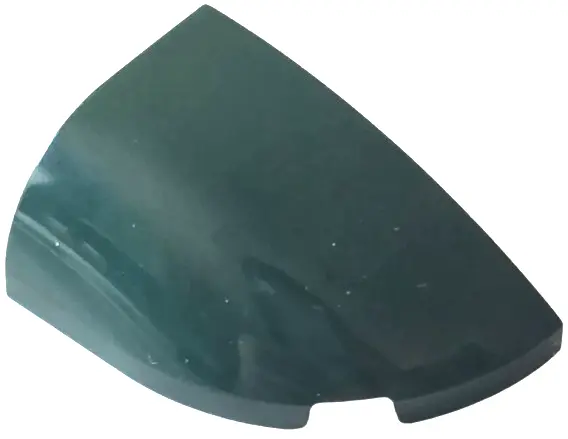Dark Green Slope, Curved 3 x 2 Right
