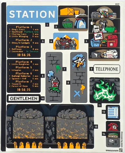 Sticker Sheet for Set 76476, Sheet 1 - (10118626/6616095)