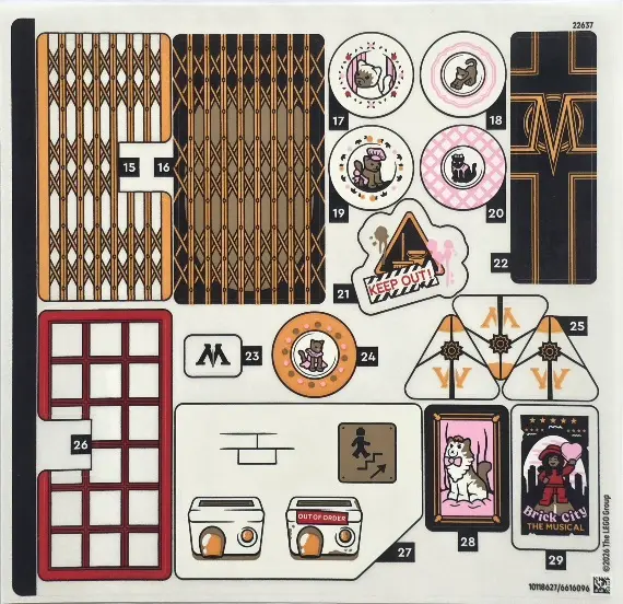 Sticker Sheet for Set 76476, Sheet 2 - (10118627/6616096)