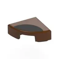 1/4 CIRCLE TILE 1X1, NO. 8
