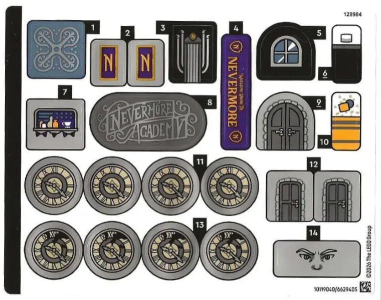 Sticker Sheet for Set 76788 - (10119040/6629405)