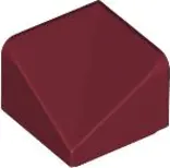 Dark Red Slope 30 1 x 1 x 2/3 Double Concave