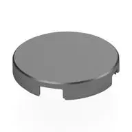 FLAT TILE 2X2, ROUND, NO. 1224