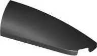 Black Slope, Curved 4 x 1 Right