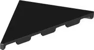 Black Tile, Modified 4 x 4 Wedge Triangular