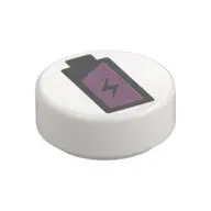 FLAT TILE 1X1, ROUND, NO. 272