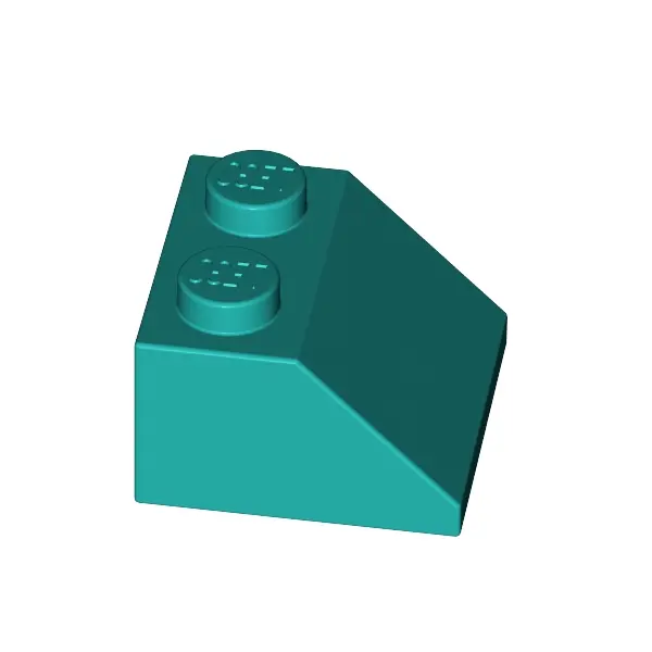 ROOF TILE 2X2/45°