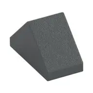 RIDGED TILE 1X2/45°