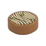 FLAT TILE 1X1, ROUND, NO. 274