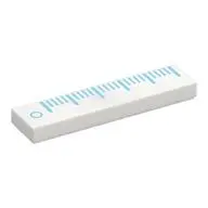 FLAT TILE 1X4, NO. 202