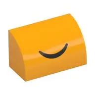 BRICK 1X2, OUTSIDE HALF BOW, NO. 33