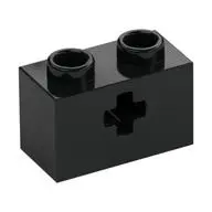 BRICK 1X2 WITH CROSS HOLE
