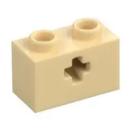 BRICK 1X2 WITH CROSS HOLE