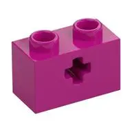 BRICK 1X2 WITH CROSS HOLE