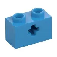 BRICK 1X2 WITH CROSS HOLE