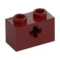 BRICK 1X2 WITH CROSS HOLE