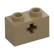 BRICK 1X2 WITH CROSS HOLE
