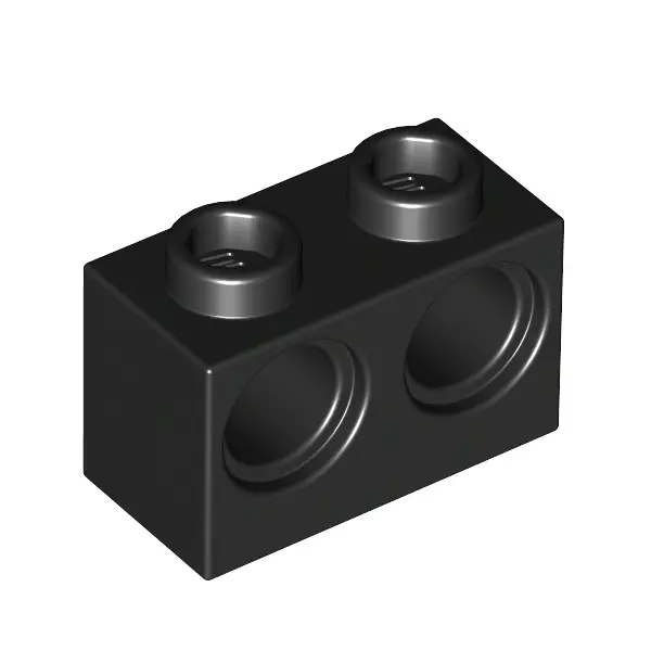 BRICK 1X2 W. 2 HOLES Ø 4,87