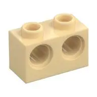 BRICK 1X2 W. 2 HOLES Ø 4,87