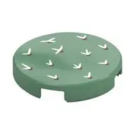 FLAT TILE 2X2, ROUND, NO. 1285