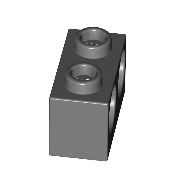 BRICK 1X2 W. 2 HOLES Ø 4,87