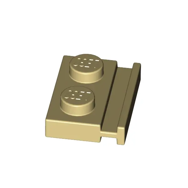 PLATE 1X2 WITH SLIDE