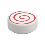 FLAT TILE 1X1, ROUND, NO. 213