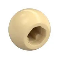 BALL 10.2, W/ CROSS HOLE