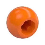 BALL 10.2, W/ CROSS HOLE