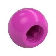 BALL 10.2, W/ CROSS HOLE