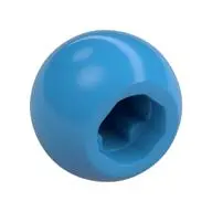 BALL 10.2, W/ CROSS HOLE