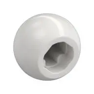 BALL 10.2, W/ CROSS HOLE