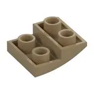 BRICK 2X2X2/3, INVERTED BOW