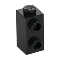 BRICK 1X1X1 2/3, W/ VERT. KNOBS