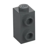 BRICK 1X1X1 2/3, W/ VERT. KNOBS