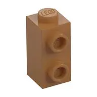 BRICK 1X1X1 2/3, W/ VERT. KNOBS
