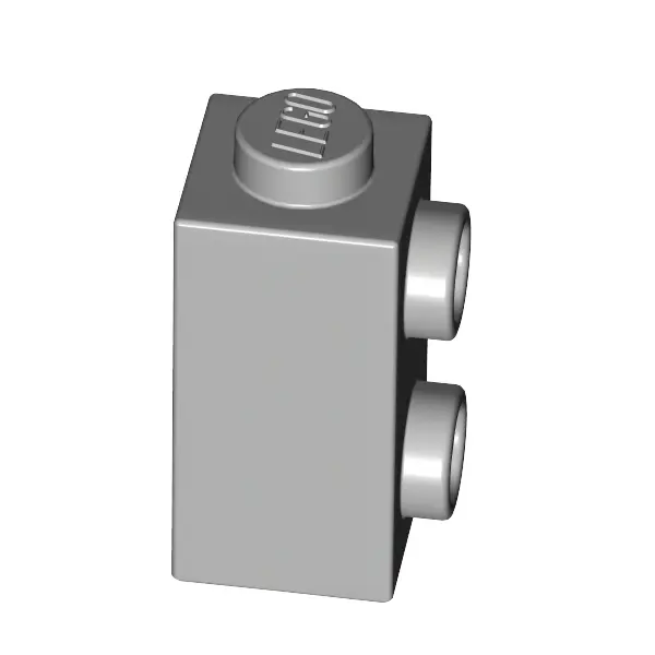 BRICK 1X1X1 2/3, W/ VERT. KNOBS