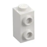 BRICK 1X1X1 2/3, W/ VERT. KNOBS
