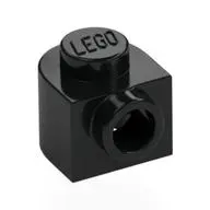 PLATE 1X1X2/3, W/ 1 KNOB, ROUNDED