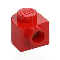PLATE 1X1X2/3, W/ 1 KNOB, ROUNDED