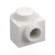 PLATE 1X1X2/3, W/ 1 KNOB, ROUNDED