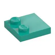 PLATE 2X2, W/ REDUCED KNOBS
