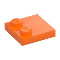 PLATE 2X2, W/ REDUCED KNOBS