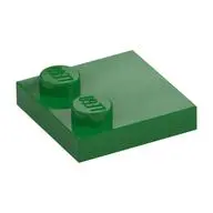 PLATE 2X2, W/ REDUCED KNOBS