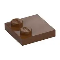PLATE 2X2, W/ REDUCED KNOBS