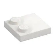 PLATE 2X2, W/ REDUCED KNOBS