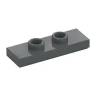 PLATE 1X3 W/ 2 KNOBS