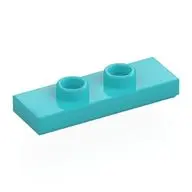 PLATE 1X3 W/ 2 KNOBS